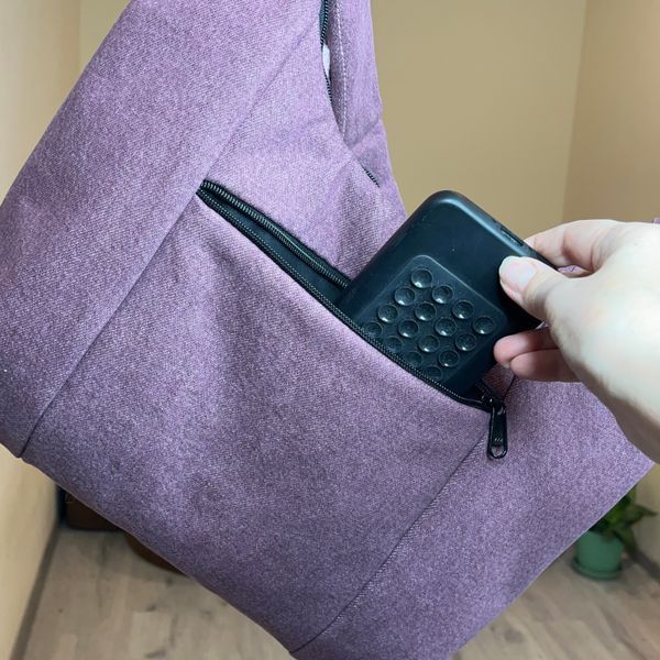 Сумка "Hg Bag" Денім. Рожева HG 2300-denim фото