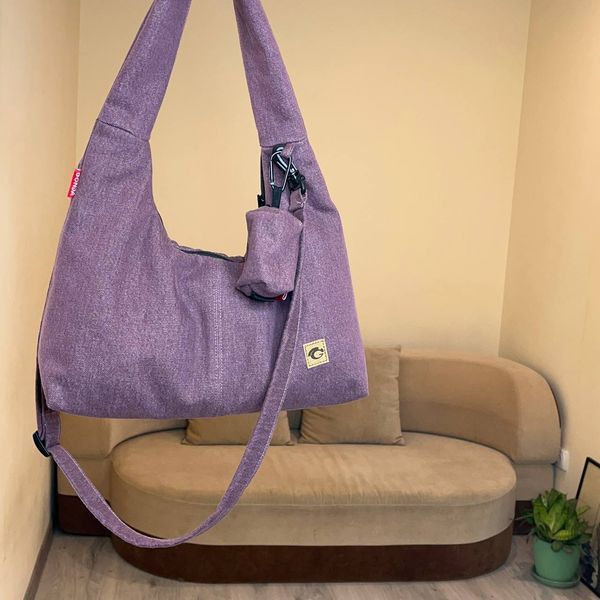 Сумка "Lil Bag" Денім. Рожевий Lil 2100-denim фото