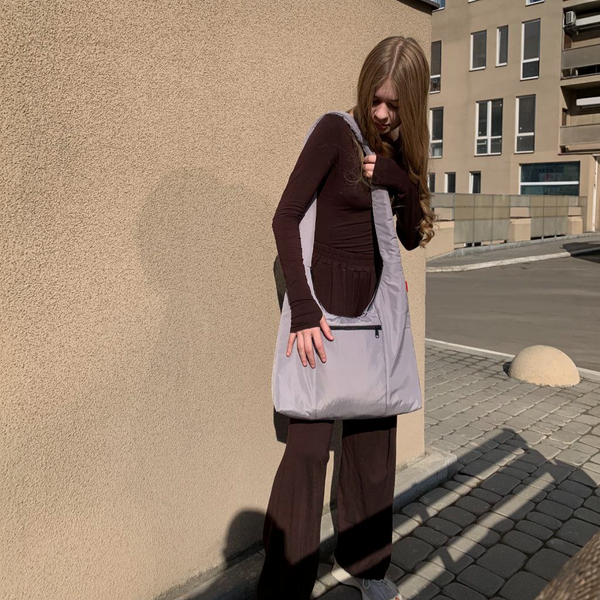Сумка "Hg Bag Maxi" Сіра Hg Maxi 2300 фото