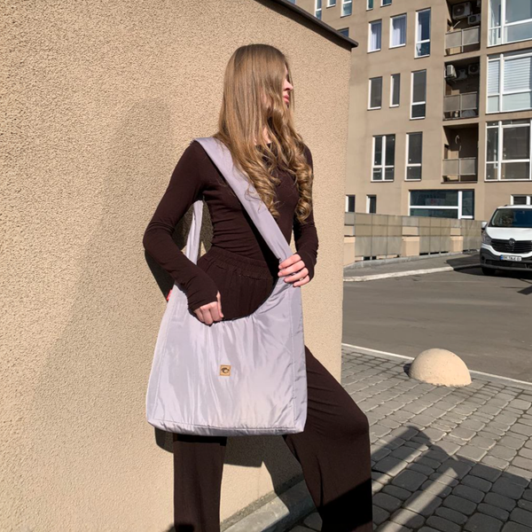 Сумка "Hg Bag Maxi" Сіра Hg Maxi 2300 фото