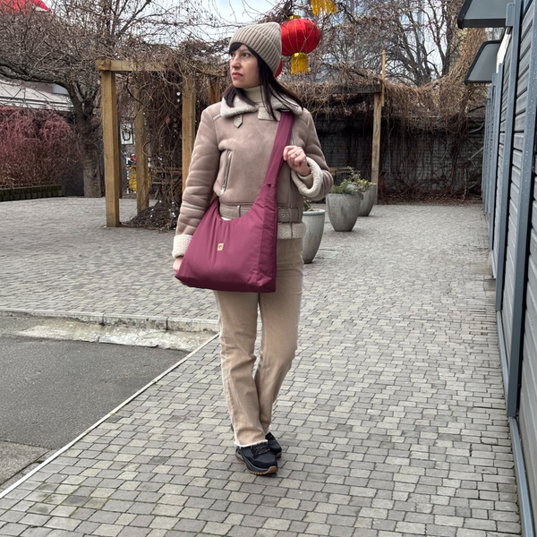 Сумка "Hg Bag Maxi" Бордова Hg Maxi 2300 фото