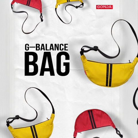 Бананка "G - Balance" з чорними полосками. Жовта Kh 1400 фото